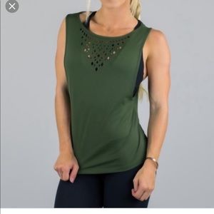 BuffBunny Selena Tank in Green!